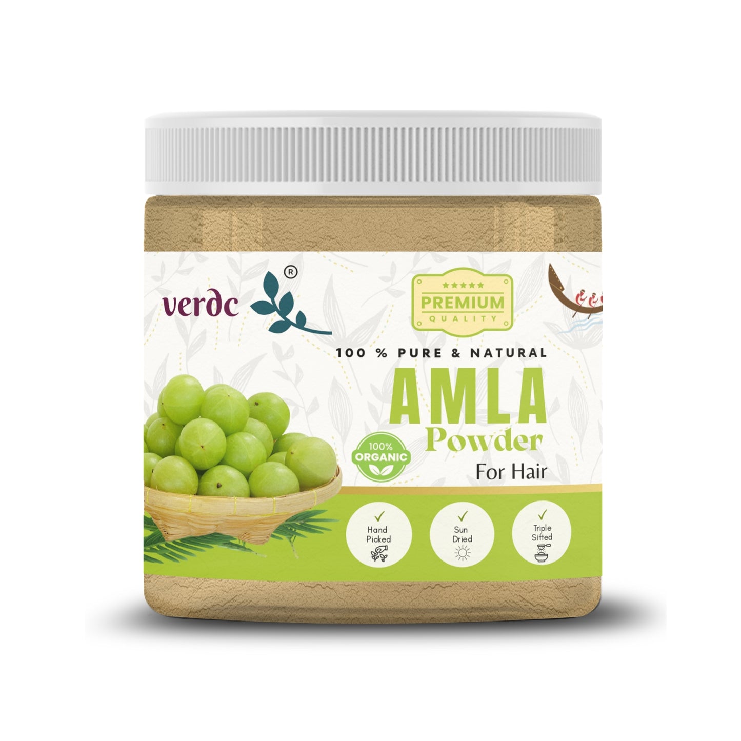 100% Natural Amla Powder (Indian gooseberry - 200GM)