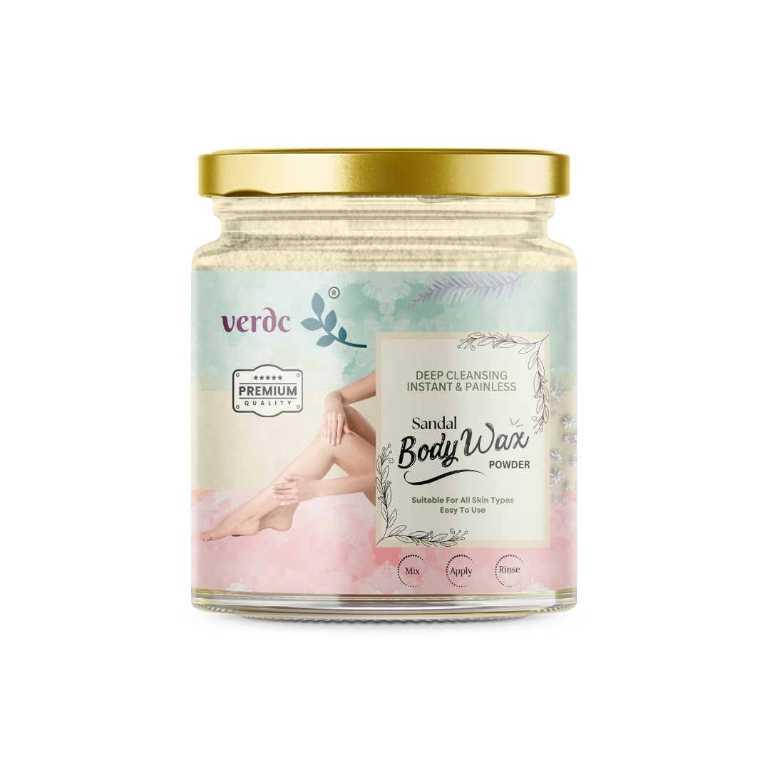 Herbal Body Wax Powder with Sandal Wood for full body waxing-Painless & Instant