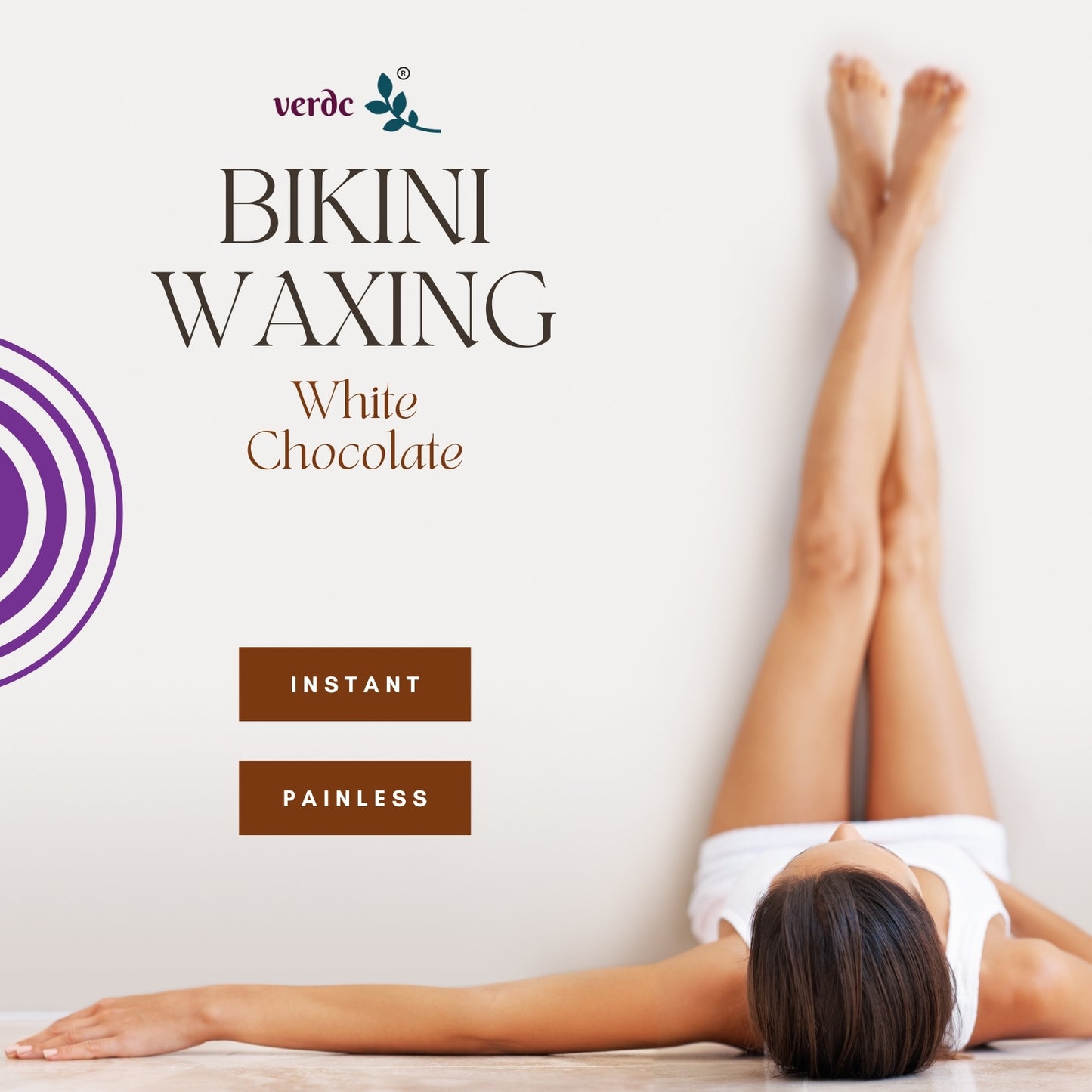 Bikini Wax Powder for Intimate Area - White Chocolate | Painless & Instant