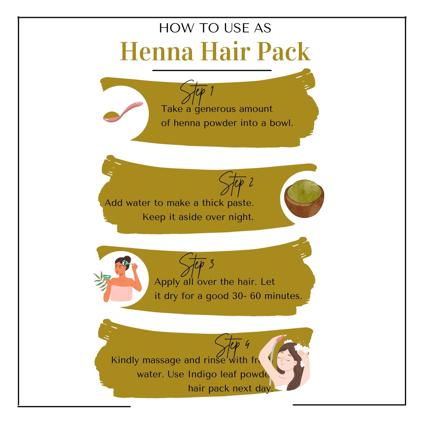 100% Pure & Natural Henna Leaf Powder For Hair (Lawsonia inermis, 150 GM)