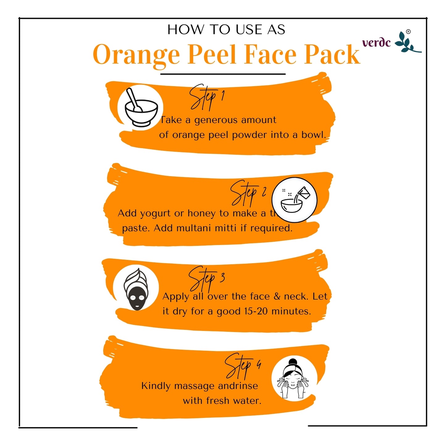 100% Pure & Natural Orange Peel Powder for Bright Skin - (100 GM)
