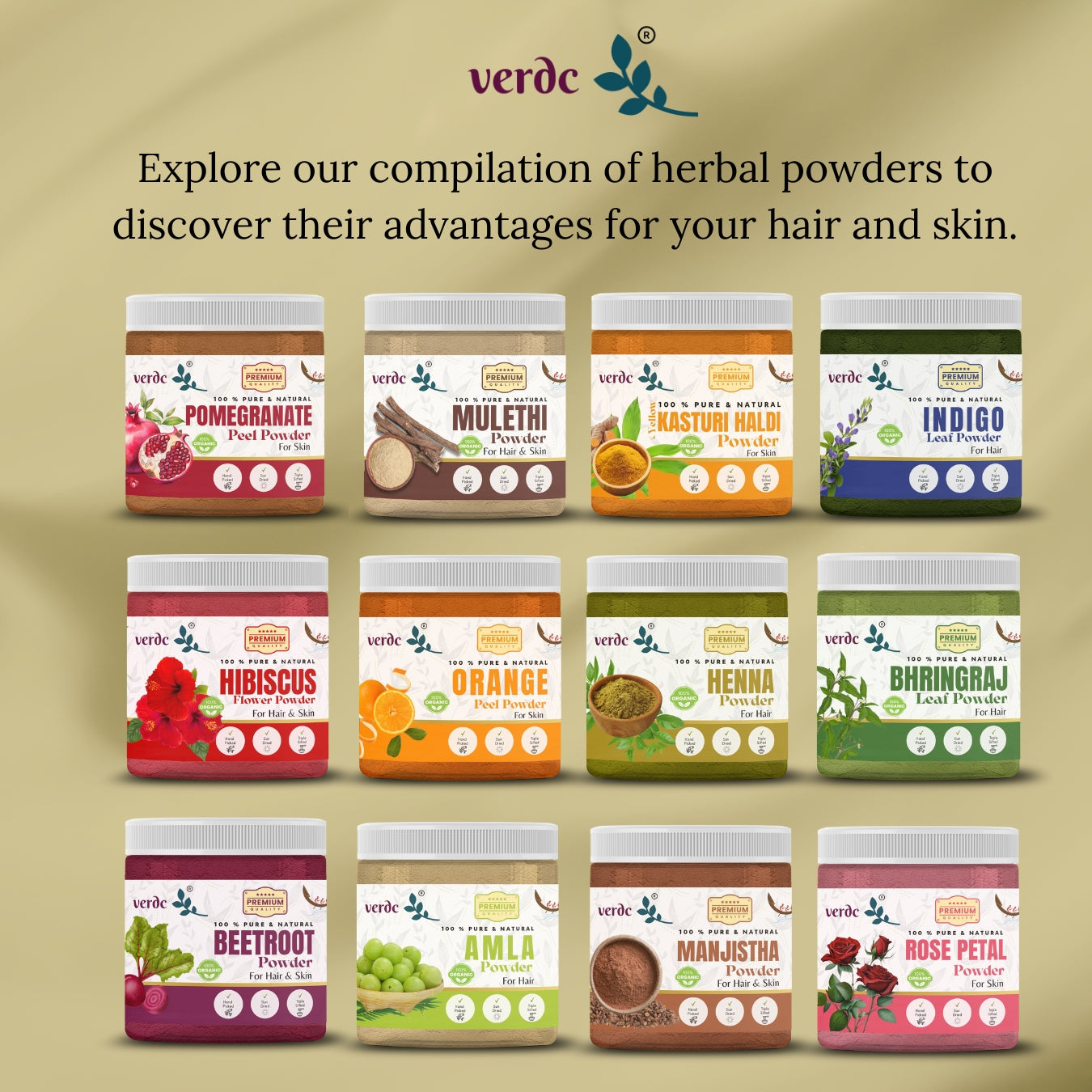 100% Pure & Natural Henna Leaf Powder For Hair (Lawsonia inermis, 150 GM)