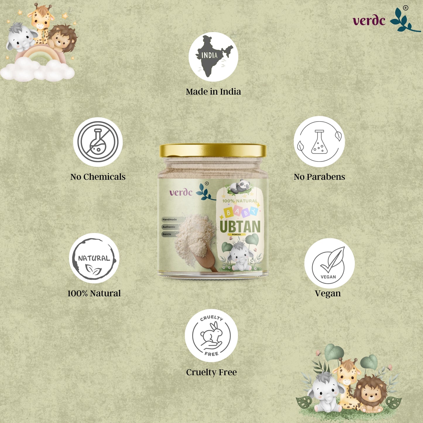 Traditional Ayurvedic Bath Powder For Babies & Kids for Soft, Glowing Skin