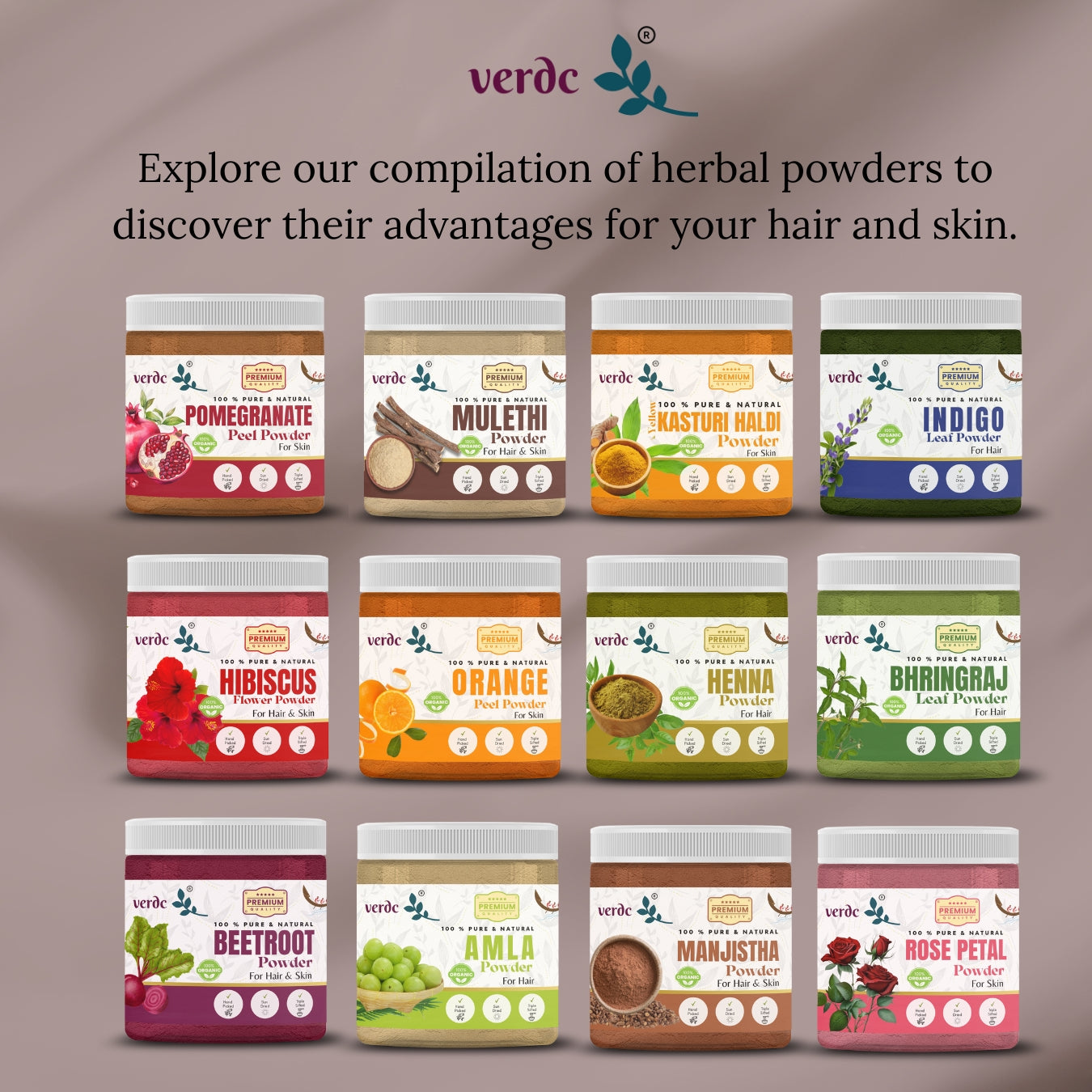 100% Pure & Natural Mulethi Powder for Face/Hair (Liquorice /Yashimadhu -100 GM)