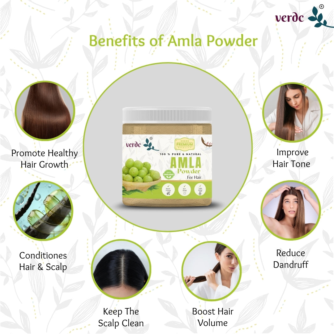 100% Natural Amla Powder (Indian gooseberry - 200GM)