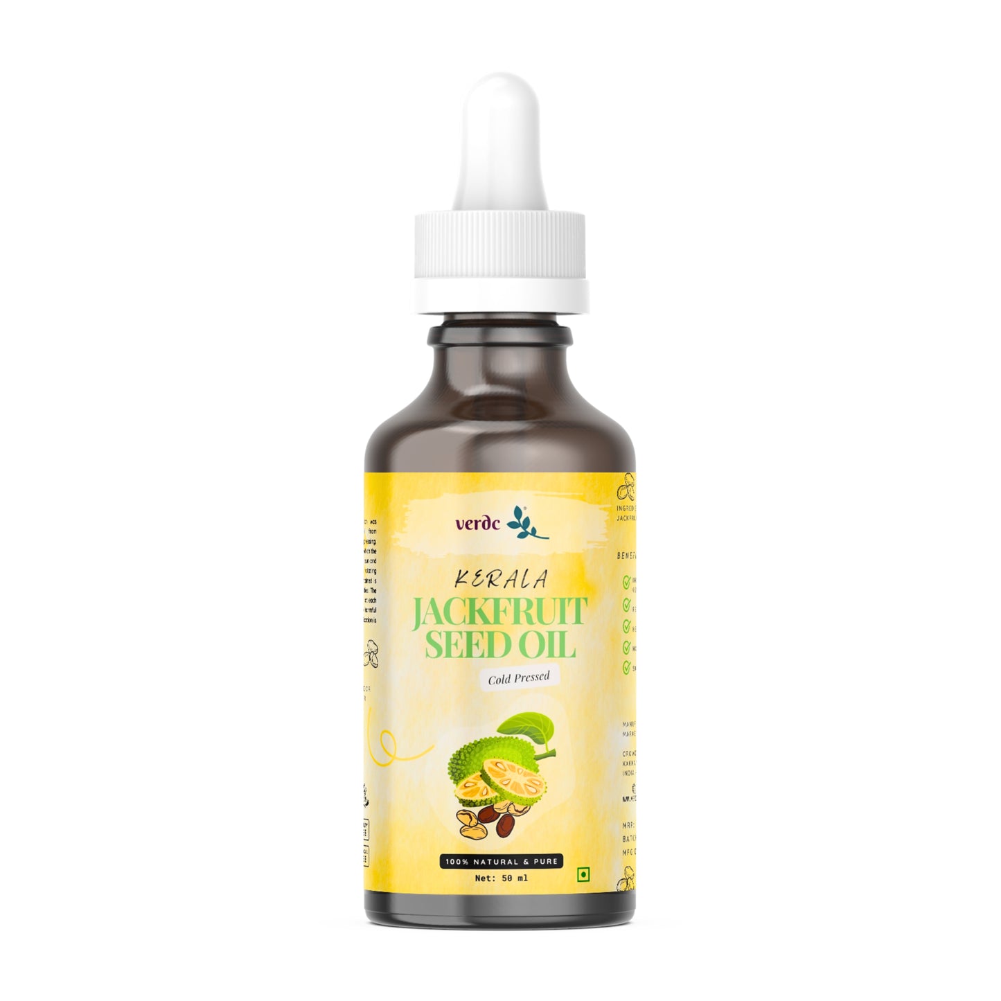 Premium Jackfruit Seed Oil for Face Beauty - Face Oil For Anti - aging - 50 ml