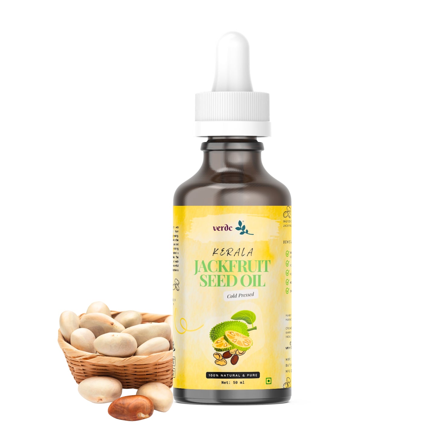 Premium Jackfruit Seed Oil for Face Beauty - Face Oil For Anti - aging - 50 ml