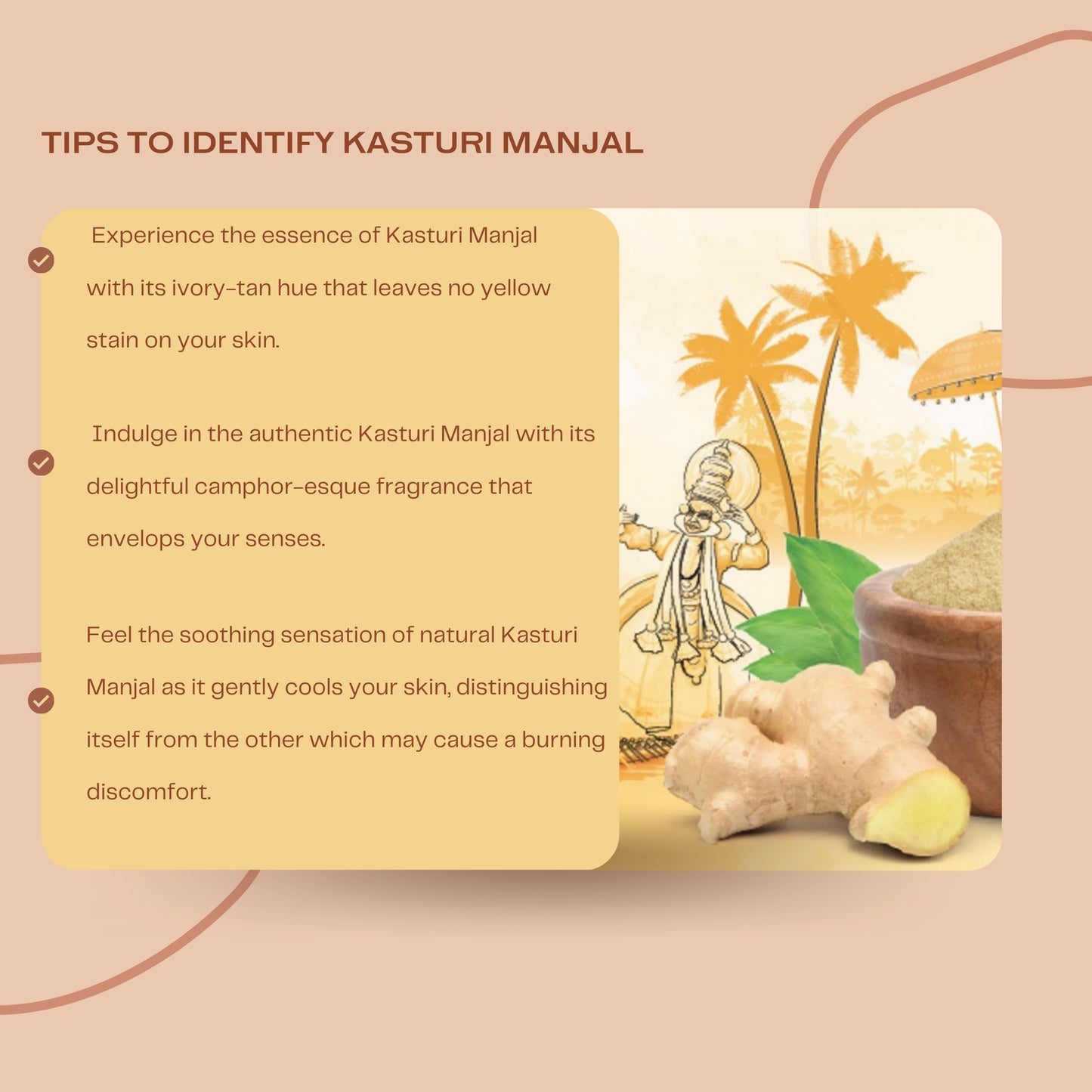 Wild Turmeric Face Pack Powder - 100% Organic Kasturi Haldi / Kasturi Manjal