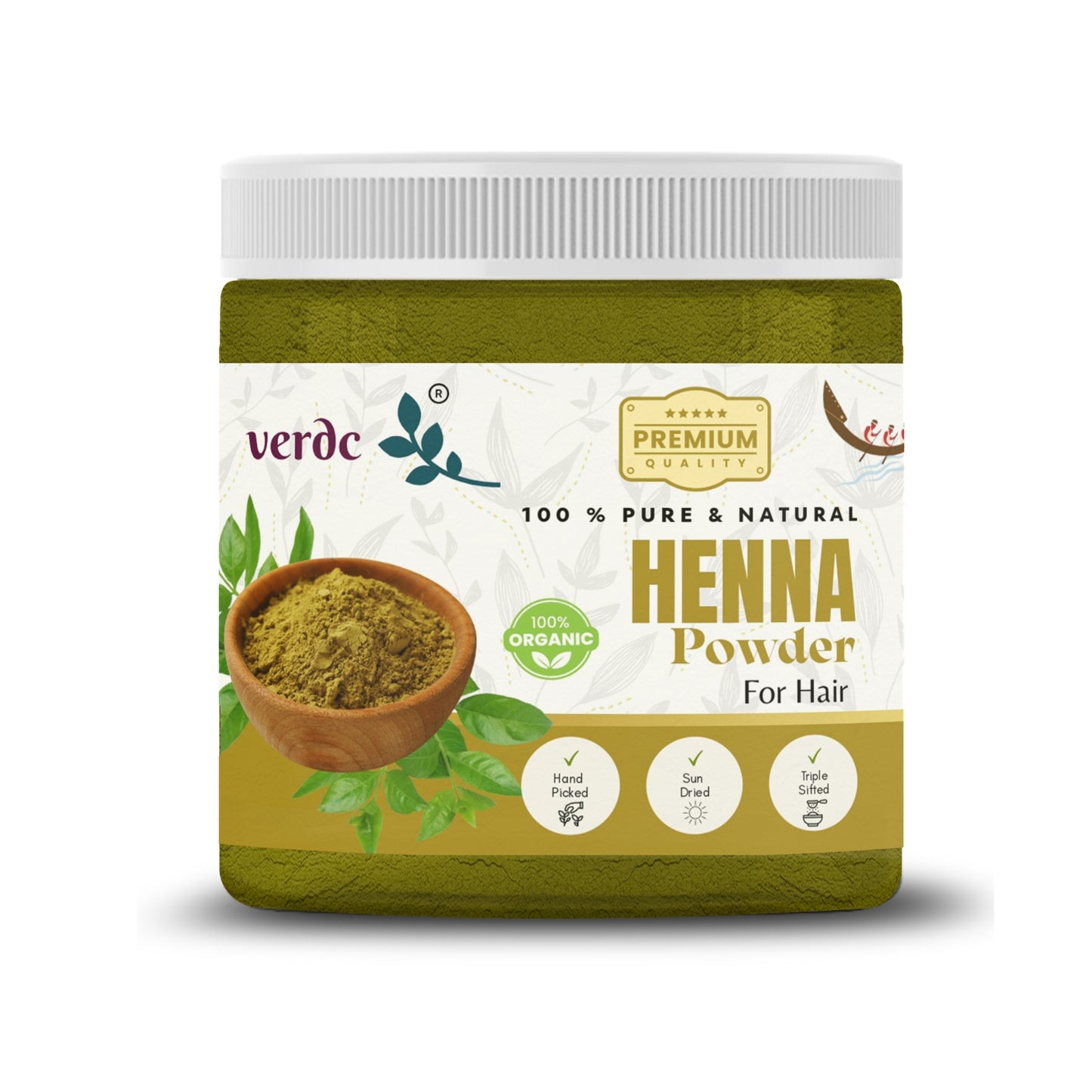 100% Pure & Natural Henna Leaf Powder For Hair (Lawsonia inermis, 150 GM)