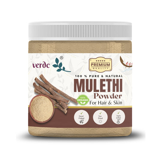 100% Pure & Natural Mulethi Powder for Face/Hair (Liquorice /Yashimadhu -100 GM)
