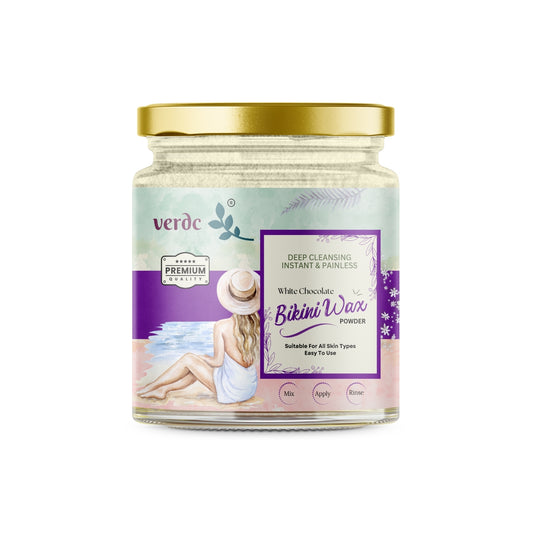 Bikini Wax Powder for Intimate Area - White Chocolate | Painless & Instant