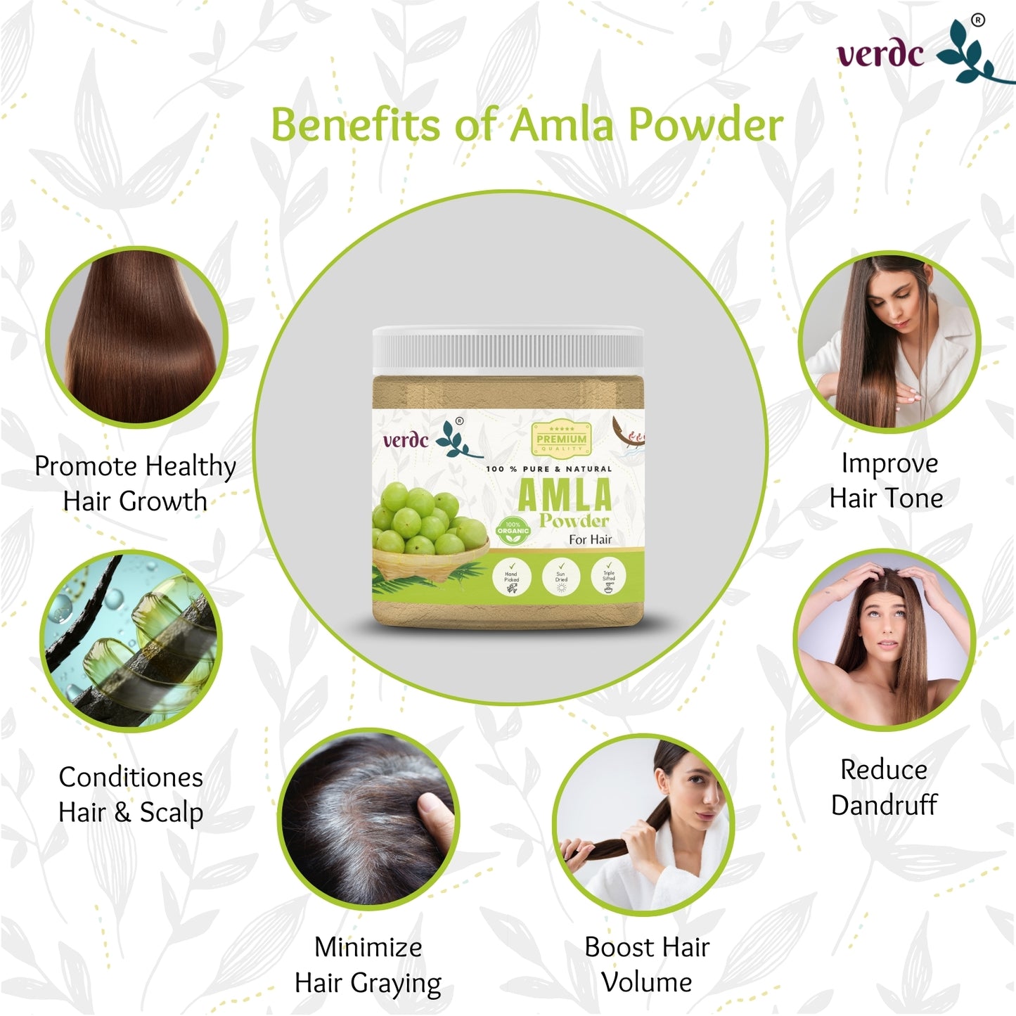 100% Natural Amla Powder (Indian gooseberry - 200GM)