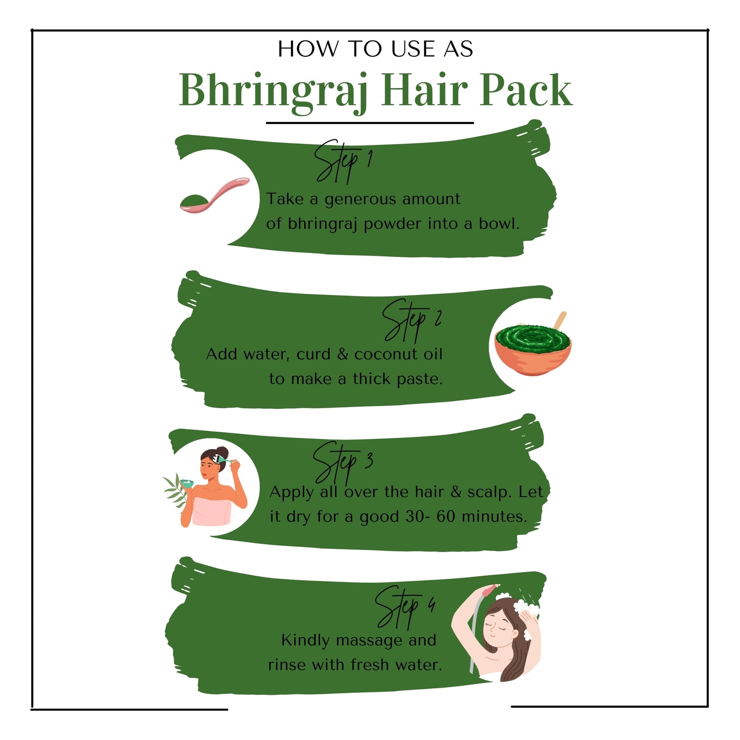 100% Natural Bhringraj Powder for Hair Growth ( Karisalankanni 150 GM )