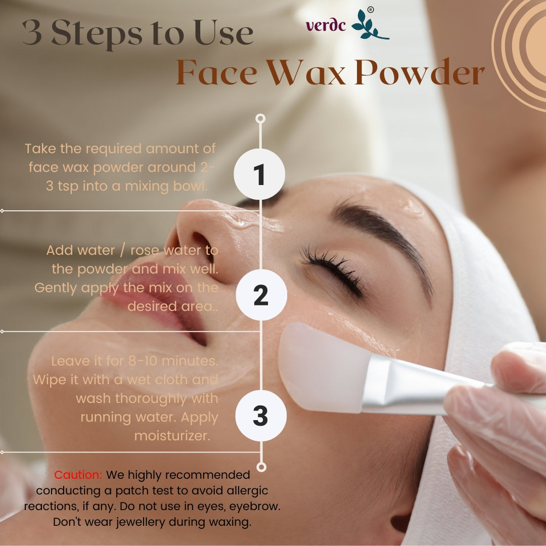 Kasturi Manjal  Face Waxing Powder, Painless & Quick